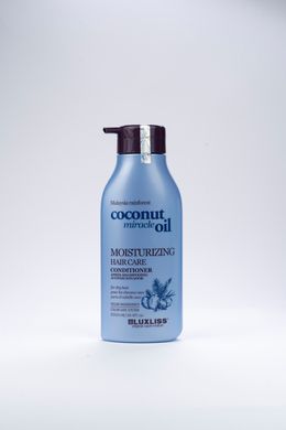 Серія для зволоження волосся з кокосовою олією Luxliss Moisturizing Hair Care шампунь 500 мл + кондиціонер 500 мл + спрей - термозахист з кератином 50 мл