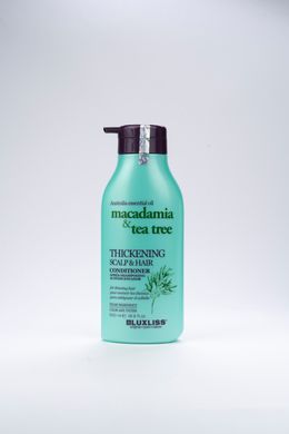 Зміцнюючий кондиціонер з олією макадамії Luxliss Thickening Hair Care Conditioner, 500 мл
