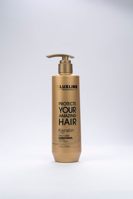 Кератиновий догляд для всіх типів волосся Luxliss Keratin Care, шампунь 500 мл + кондиціонер 500 мл