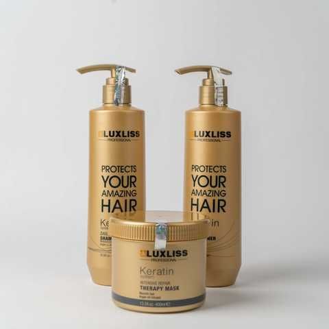Кератиновый уход для всіх типів волосся Luxliss Keratin Care