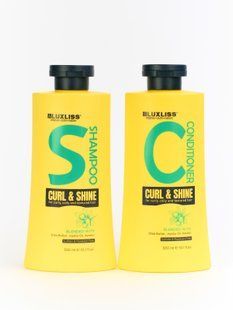 Набор ухода для кудрявых волос Luxliss Curl&Shine шампунь 300 мл + кондиционер