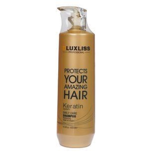 Кератиновий шампунь для щоденного використання Luxliss Keratin Daily Care Shampoo, 500 мл