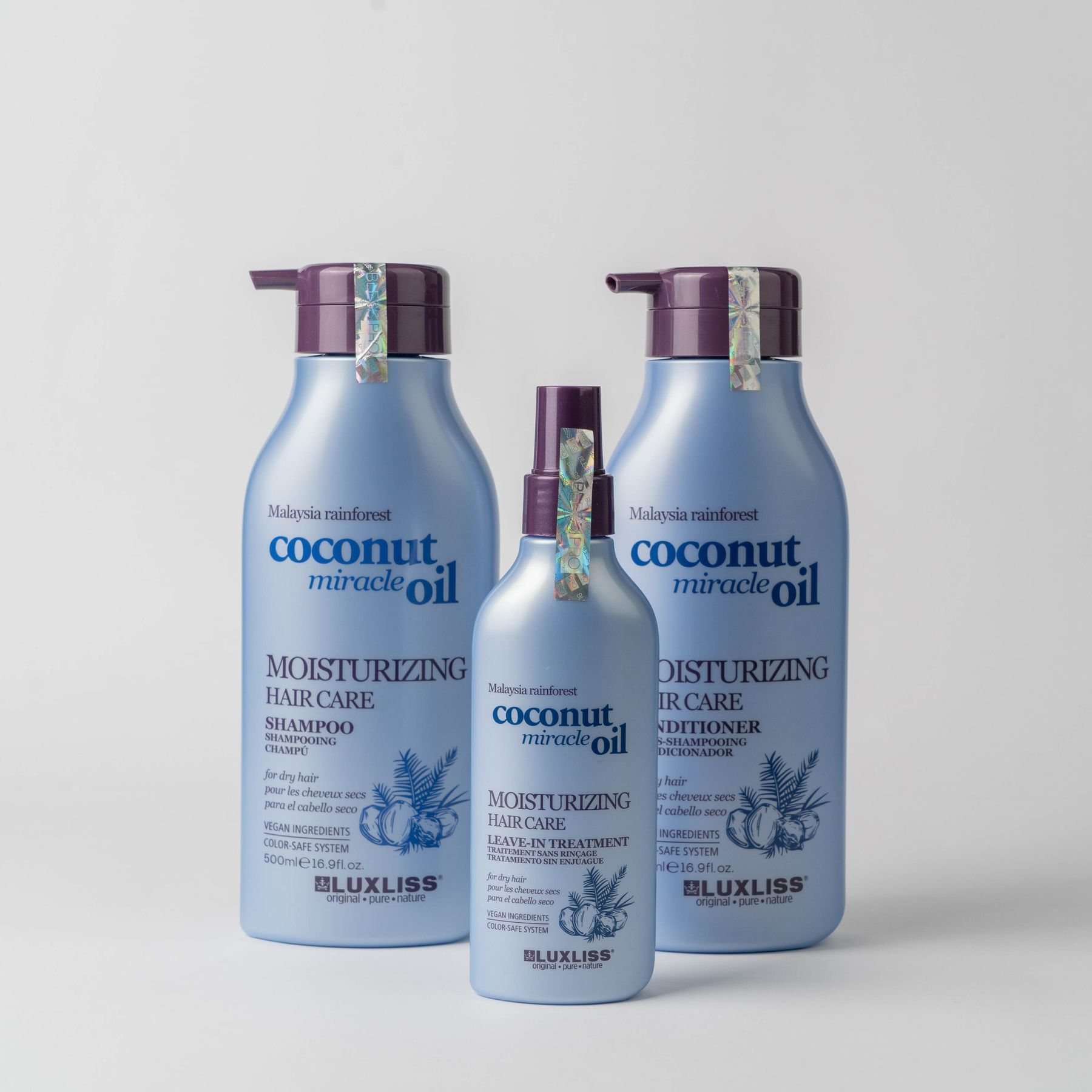 Серия для увлажнения волос с кокосовым маслом Luxliss Moisturizing