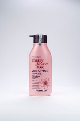 Шампунь для об’єму з екстрактами квітів японської сакури і рожевого масла Luxliss Volumuzing Hair Care Shampoo, 500 мл