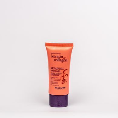 Восстанавливающий кондиционер с кератином и коллагеном Luxliss Repairing Hair Care Conditioner, 40 мл