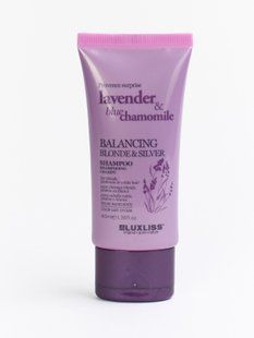 Шампунь для блонду Luxliss Balancing Blonde&Silver Hair Care Shampoo, 40 ml
