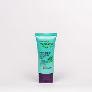 Укрепляющий кондиционер с маслом макадамии Luxliss Thickening Hair Care Conditioner, 40 ml