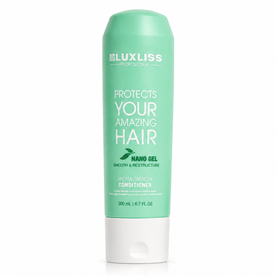 Сглаживающий кондиционер Luxliss Nano Gel Hydra - Smooth Conditioner, 200 мл