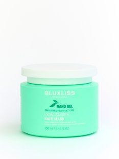 Розгладжуюча маска Luxliss Nano Gel Hydra - Smooth Mask, 250 мл