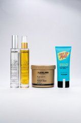 Набір догляду Luxliss Intensive Keratin Therapy відновлююча маска з кератином, чудо відновлення 10в1, спрей кератиновий, сироватка кератинова